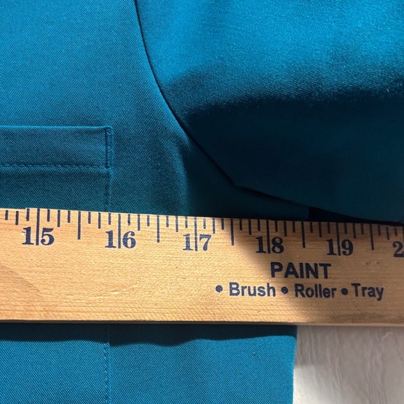 Figs | Catarina | Short Sleeve V-Neck Scrubs Top | Caribbean Blue | size XS - Picture 9 of 9